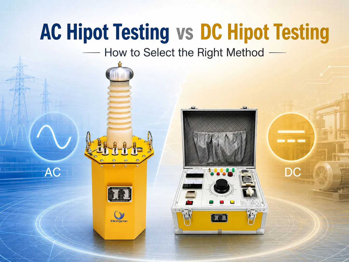 AC Hipot Testing vs DC Hipot Testing AC Hipot Testing vs DC Hipot Testing