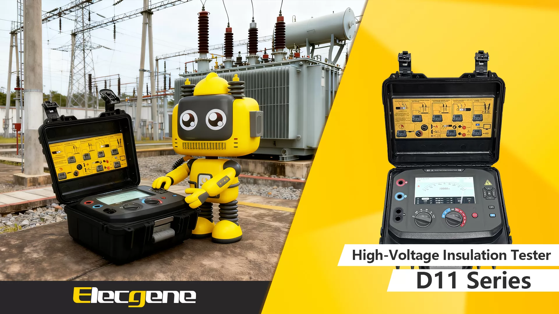 Product in Action: D11 Series High-Voltage Insulation Tester
