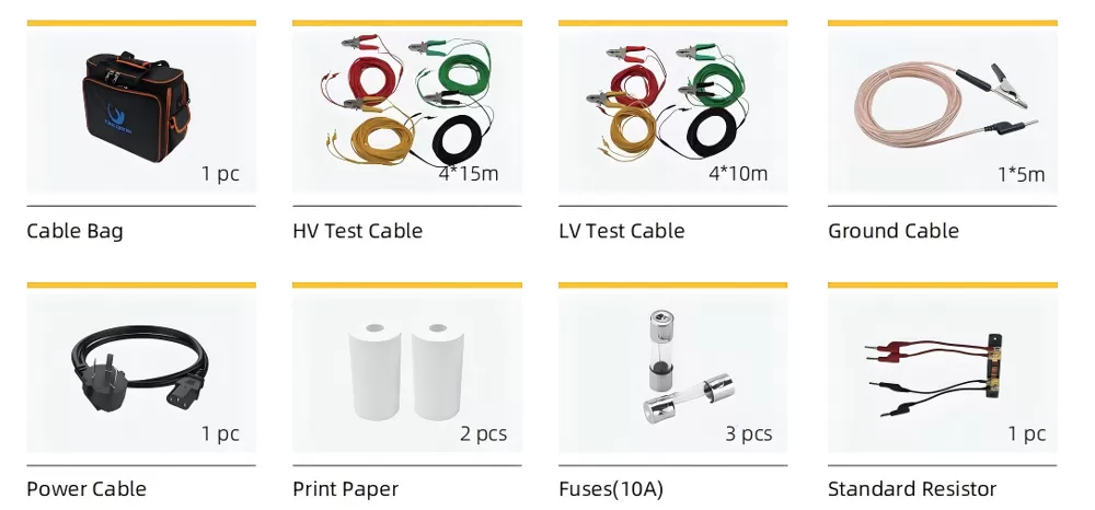 Accessories of DRT3XXL Series Automated Six-winding Transformer Ohmmeter Accessories of DRT3XXL Series Automated Six-winding Transformer Ohmmeter