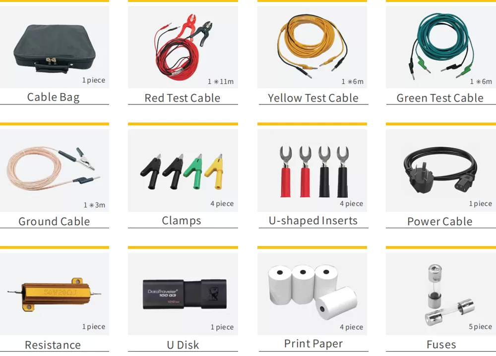 Accessories of TCT-200F CT and PT Analyzer Accessories of TCT-200F CT and PT Analyzer
