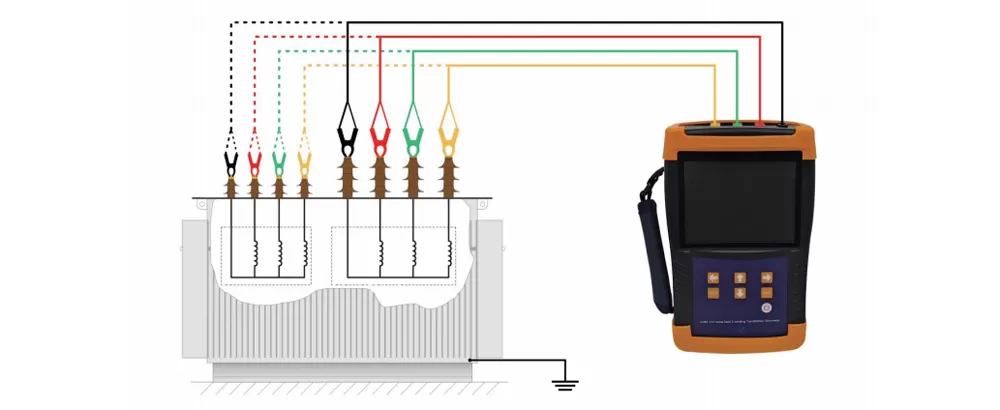 Features of HDRT-310 10A Handheld Three-winding Transformer Ohmmeter Features of HDRT-310 10A Handheld Three-winding Transformer Ohmmeter