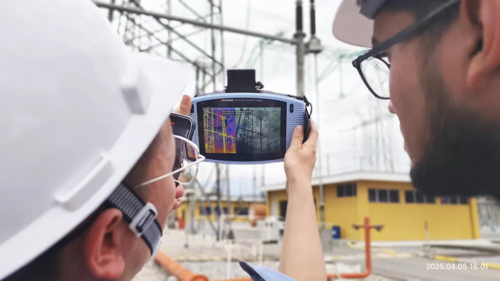 On-Site Display of Minicam Acoustic Imager(With Thermal Module)