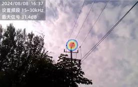 10kV Overhead Lines Acoustic Imager Partial Discharge Diagnosis