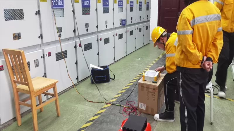 pre 431s pro hand-held relay test system used for protection relays